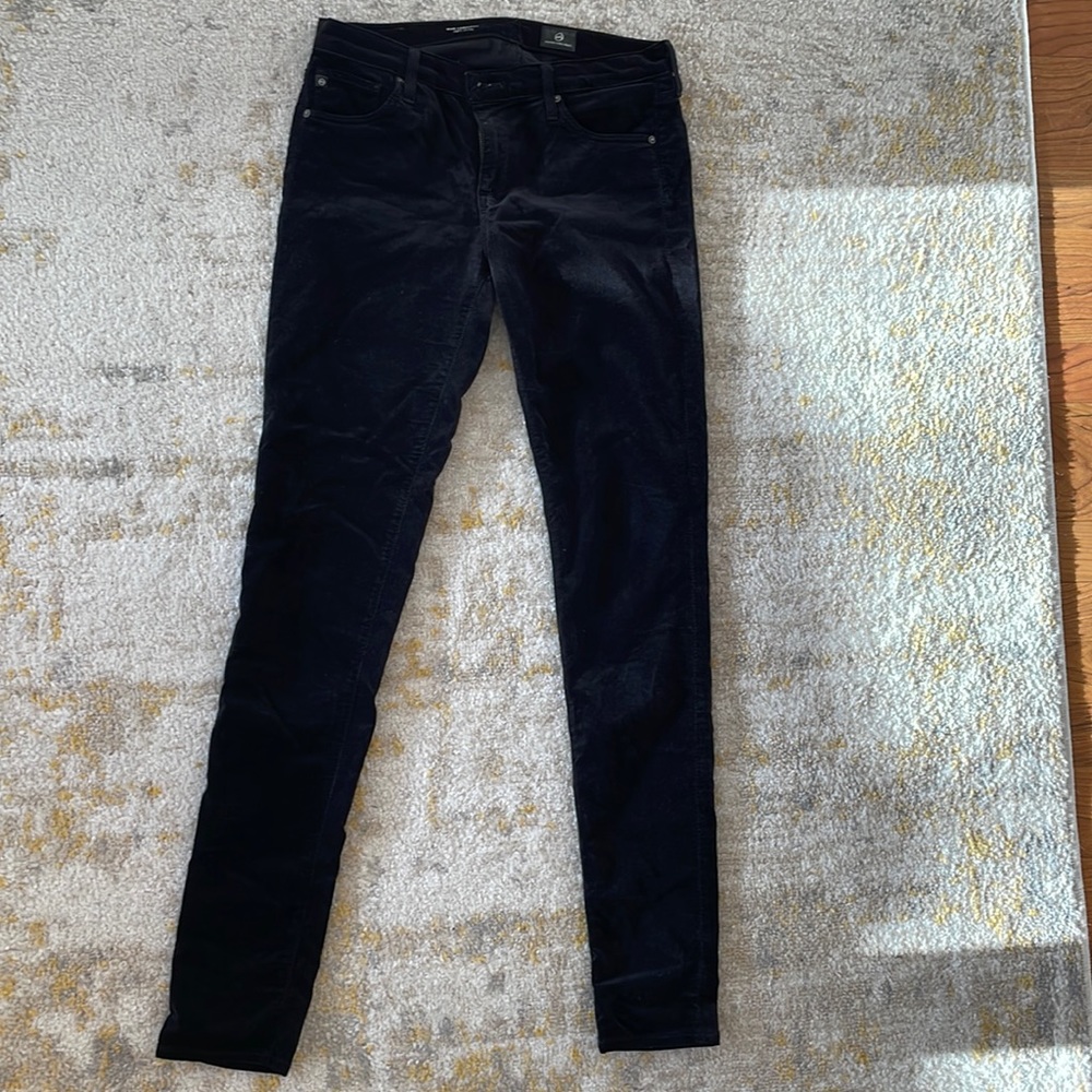 AG soft velvet skinny legging jean size 26R
